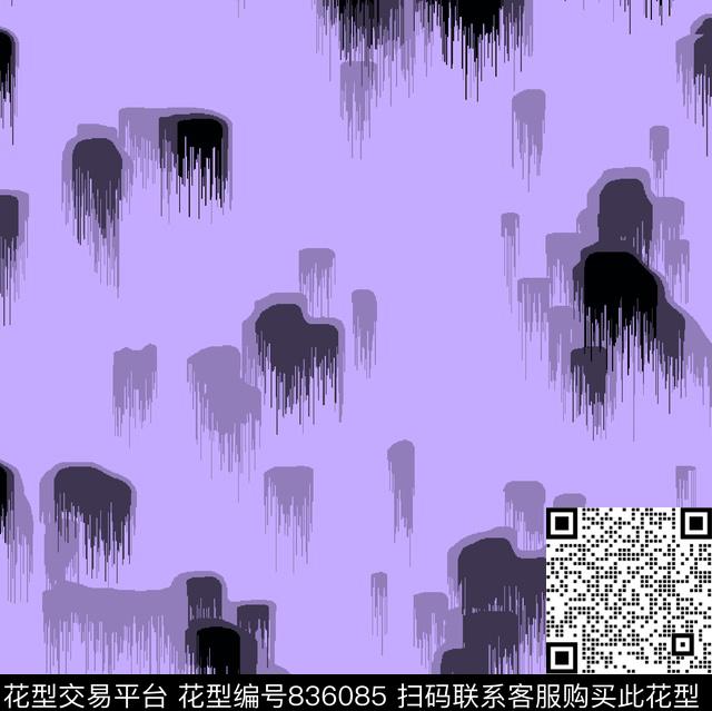 几何暗夜迷彩女裤传统印花华亿平台下载（图片编号: 836085） - 瓦栏（Walan）