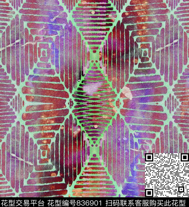 地毯图腾民族风数码印花华亿平台下载（图片编号: 836901） - 瓦栏（Walan）