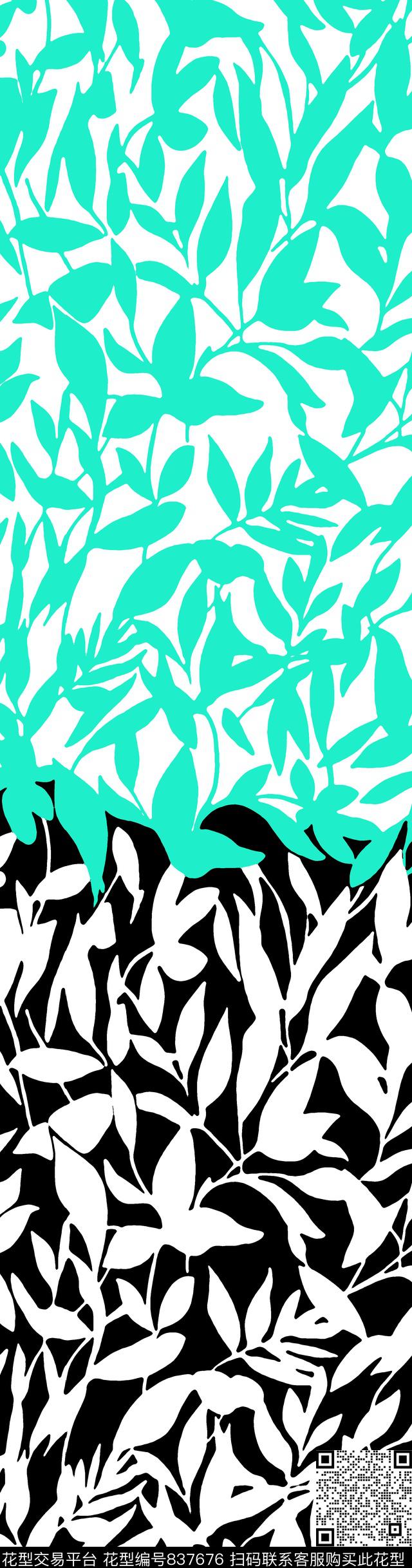 花鸟竹叶花卉传统印花华亿平台下载（图片编号: 837676） - 瓦栏（Walan）