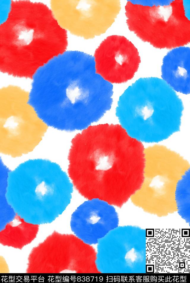 洋阳---抽象高清水墨水彩丝绸真丝传统印花华亿平台下载（图片编号: 838719） - 瓦栏（Walan）