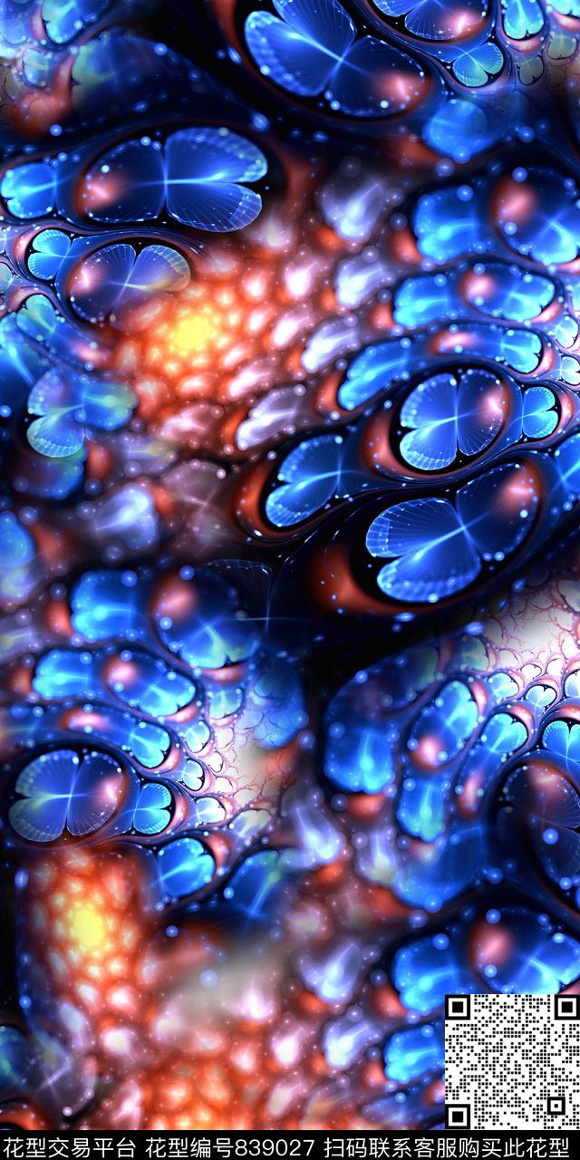 数码印花纹路抽象数码印花华亿平台下载（图片编号: 839027） - 瓦栏（Walan）