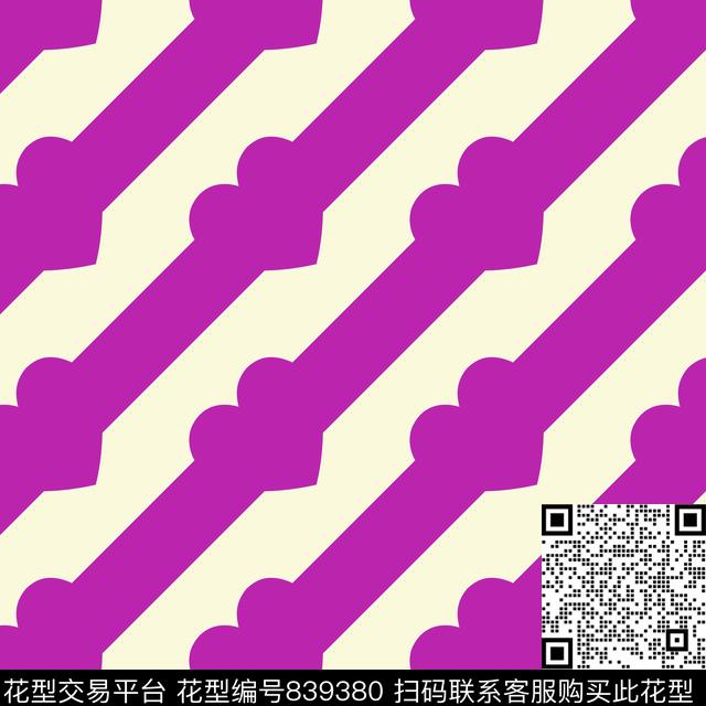 几何斜纹几何心性秋冬花传统印花华亿平台下载（图片编号: 839380） - 瓦栏（Walan）