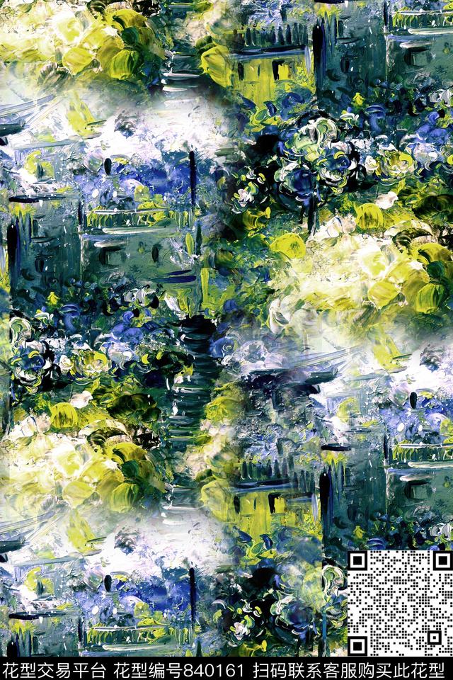 油画肌理纹理数码印花华亿平台下载（图片编号: 840161） - 瓦栏（Walan）