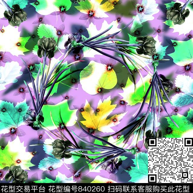 90方巾方巾抽象数码印花华亿平台下载（图片编号: 840260） - 瓦栏（Walan）