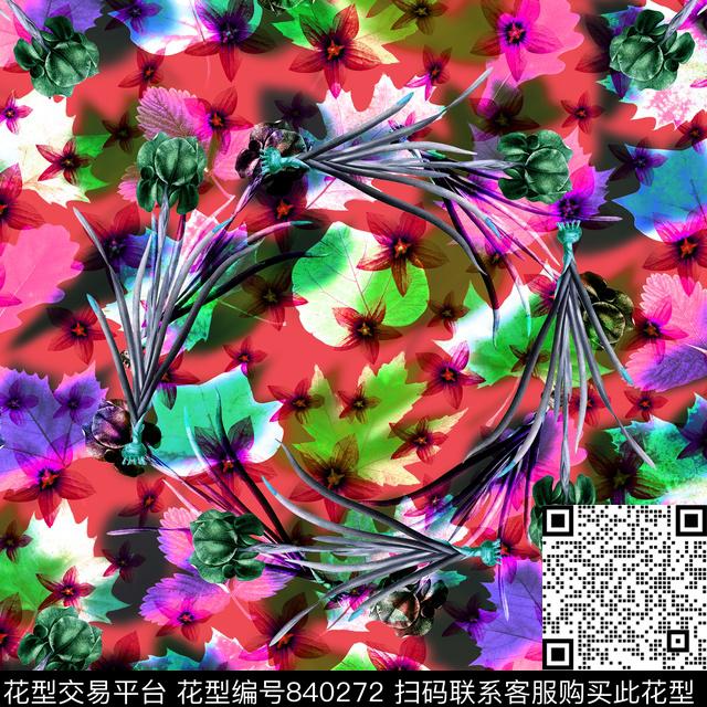 90方巾方巾抽象数码印花华亿平台下载（图片编号: 840272） - 瓦栏（Walan）