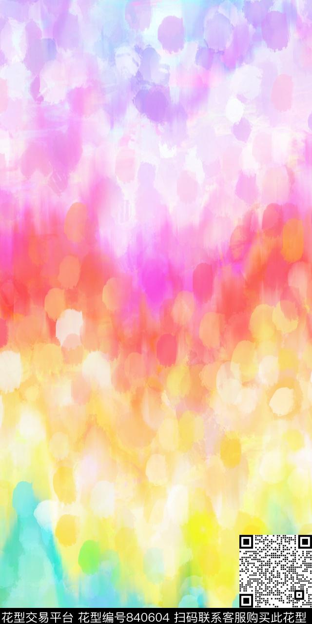 抽象乱花满版花数码印花华亿平台下载（图片编号: 840604） - 瓦栏（Walan）