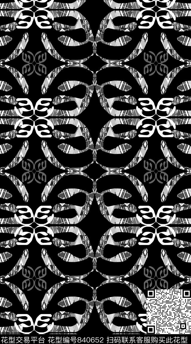 男装创意服装面料衬衫传统印花华亿平台下载（图片编号: 840652） - 瓦栏（Walan）