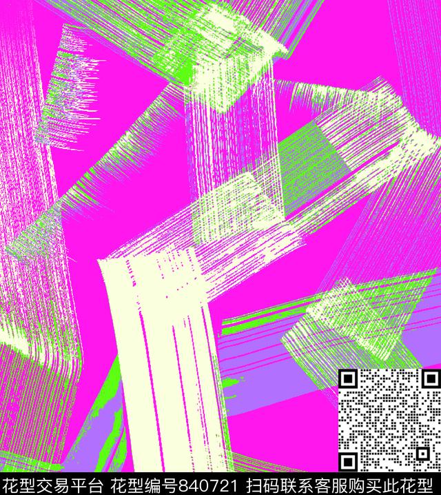 线条传统印花华亿平台下载（图片编号: 840721） - 瓦栏（Walan）