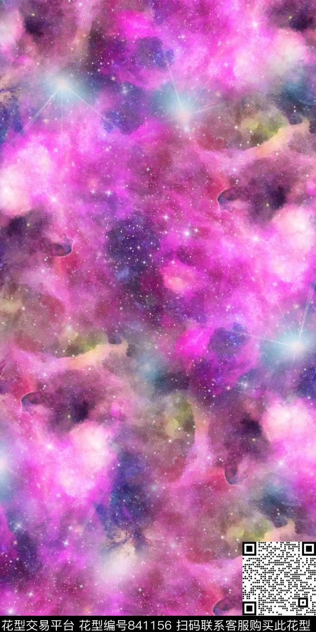 抽象纹路数码印花数码印花华亿平台下载（图片编号: 841156） - 瓦栏（Walan）