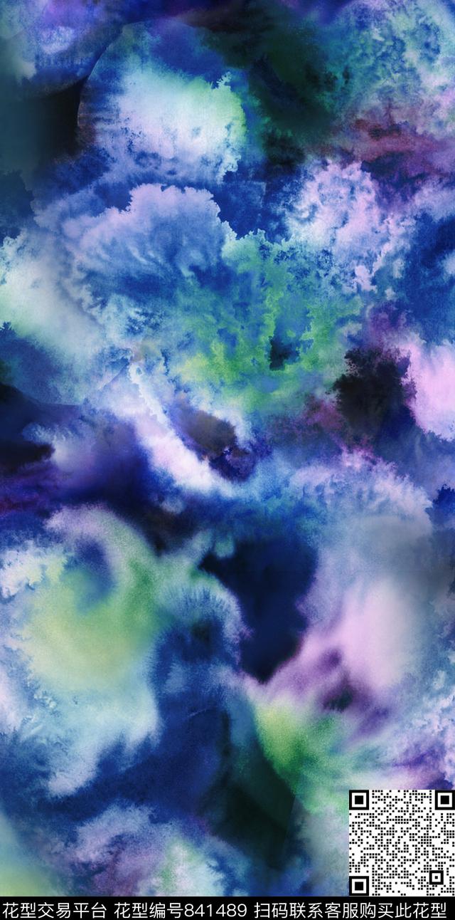 纹理泼墨油墨数码印花华亿平台下载（图片编号: 841489） - 瓦栏（Walan）