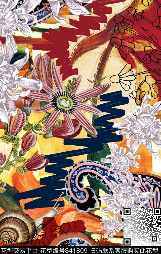 部落民族风地毯数码印花华亿平台下载（图片编号: 841809） - 瓦栏（Walan）