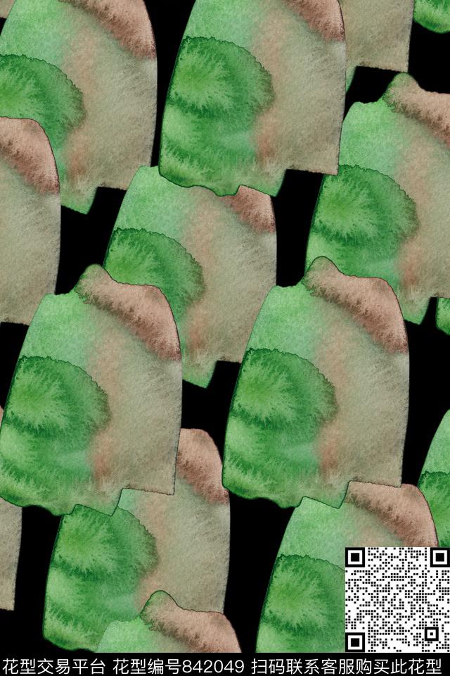 纹理水彩肌理数码印花华亿平台下载（图片编号: 842049） - 瓦栏（Walan）