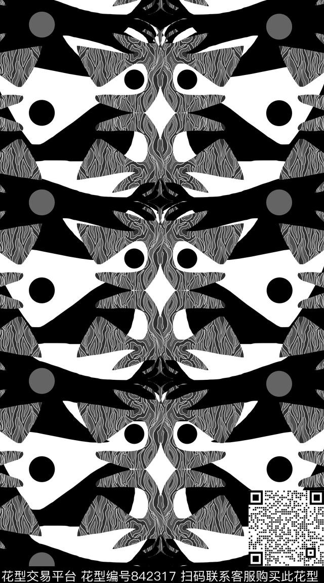 创意服装面料男装衬衫传统印花华亿平台下载（图片编号: 842317） - 瓦栏（Walan）