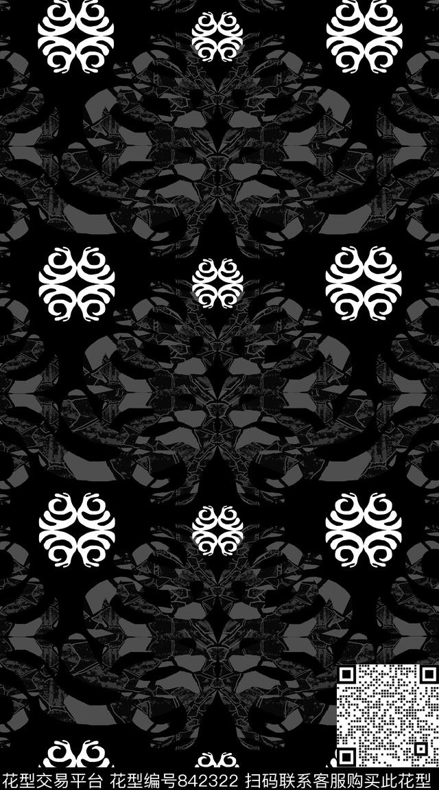 创意服装面料男装衬衫传统印花华亿平台下载（图片编号: 842322） - 瓦栏（Walan）