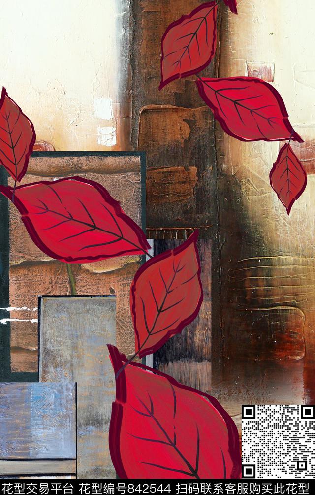 民族风欧式波西米亚数码印花华亿平台下载（图片编号: 842544） - 瓦栏（Walan）