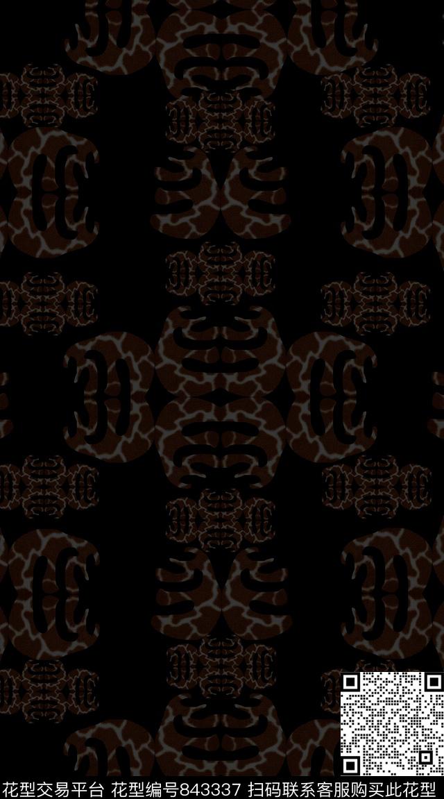 男装创意服装面料衬衫数码印花华亿平台下载（图片编号: 843337） - 瓦栏（Walan）