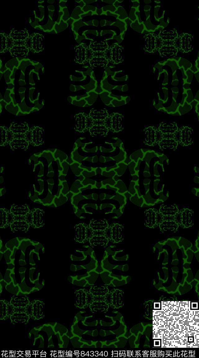 男装创意服装面料衬衫数码印花华亿平台下载（图片编号: 843340） - 瓦栏（Walan）