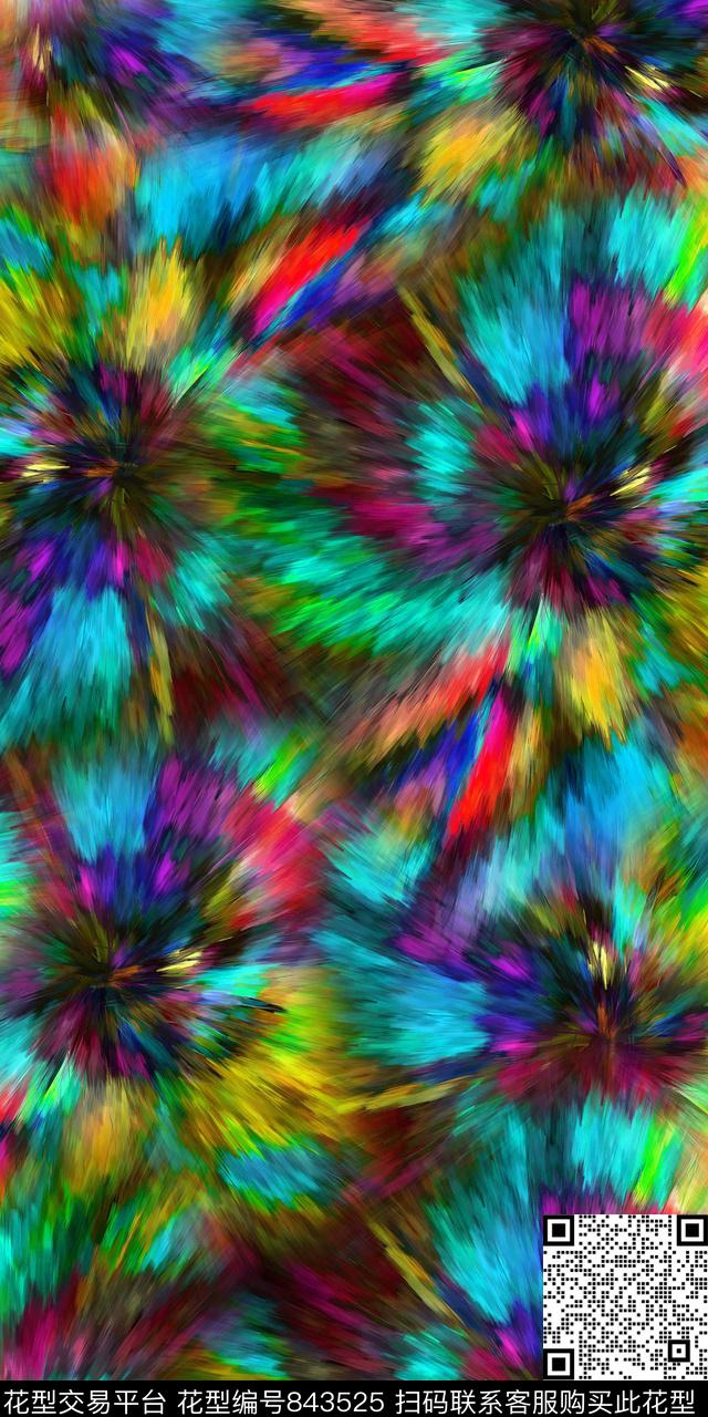 复古底纹抽象底纹炫彩底纹数码印花华亿平台下载（图片编号: 843525） - 瓦栏（Walan）