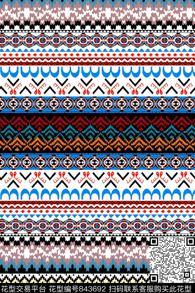 波西米亚民族风中国风传统印花华亿平台下载（图片编号: 843692） - 瓦栏（Walan）
