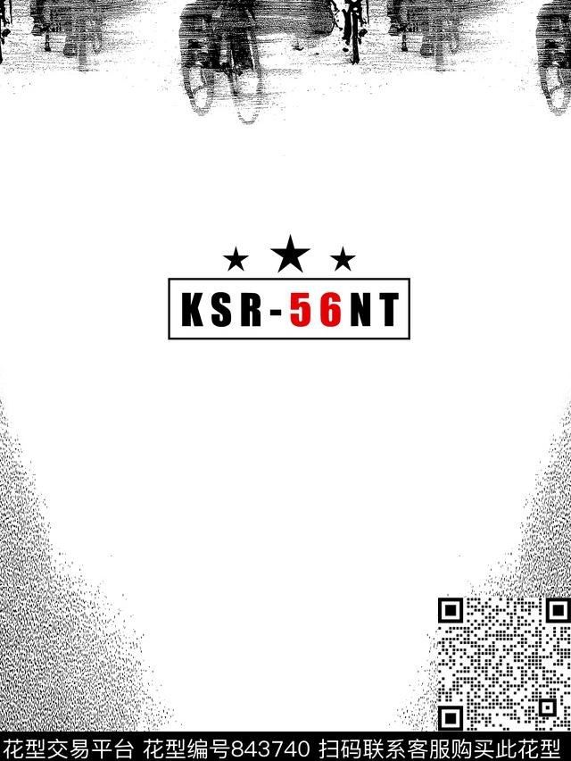 抽象纹理单车插画传统印花华亿平台下载（图片编号: 843740） - 瓦栏（Walan）