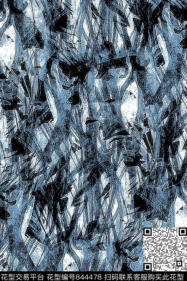 抽象纹理肌理纹几何传统印花华亿平台下载（图片编号: 844478） - 瓦栏（Walan）