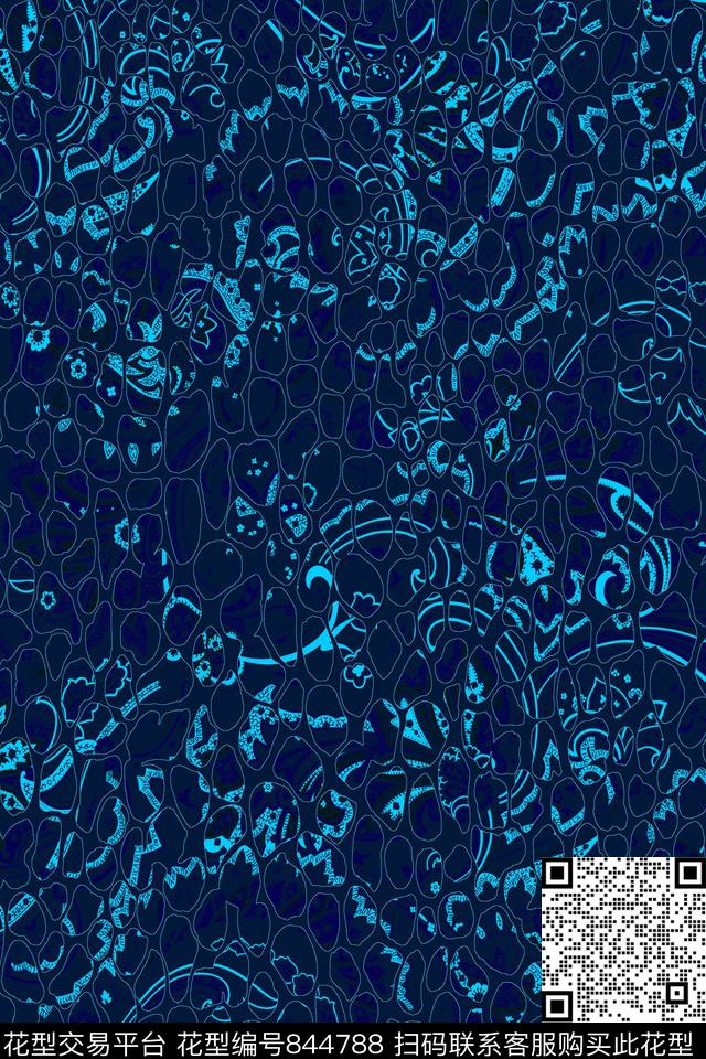 女装数码印花蕾丝传统印花华亿平台下载（图片编号: 844788） - 瓦栏（Walan）