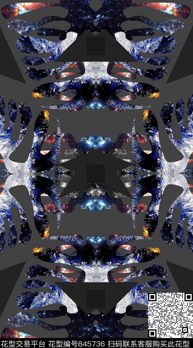 外套男装衬衫数码印花华亿平台下载（图片编号: 845736） - 瓦栏（Walan）