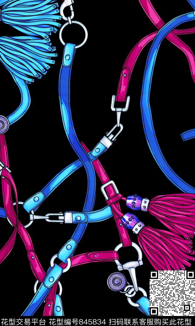 时尚男装时尚前卫皮带数码印花华亿平台下载（图片编号: 845834） - 瓦栏（Walan）