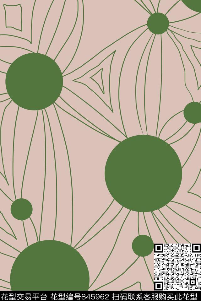 大牌风波点几何传统印花华亿平台下载（图片编号: 845962） - 瓦栏（Walan）