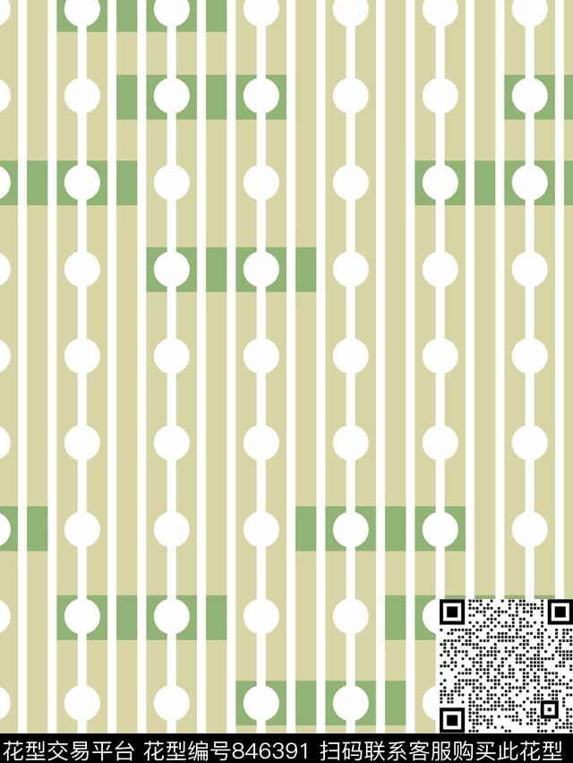 小方块色块圆点传统印花华亿平台下载（图片编号: 846391） - 瓦栏（Walan）