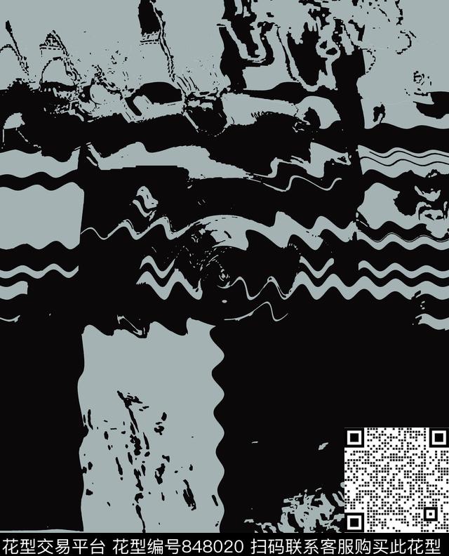 色彩色块形状传统印花华亿平台下载（图片编号: 848020） - 瓦栏（Walan）