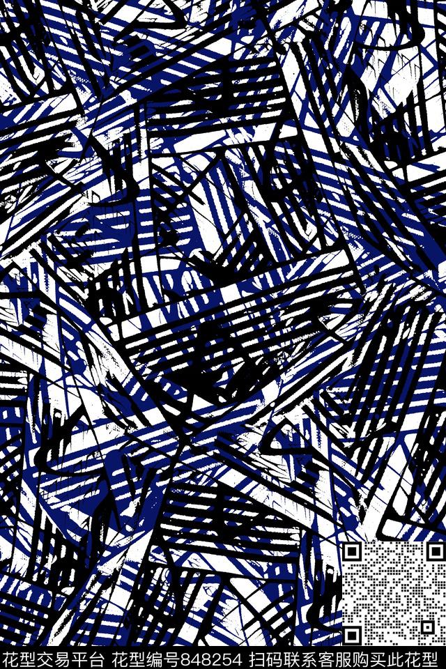 几何纹理抽象传统印花华亿平台下载（图片编号: 848254） - 瓦栏（Walan）