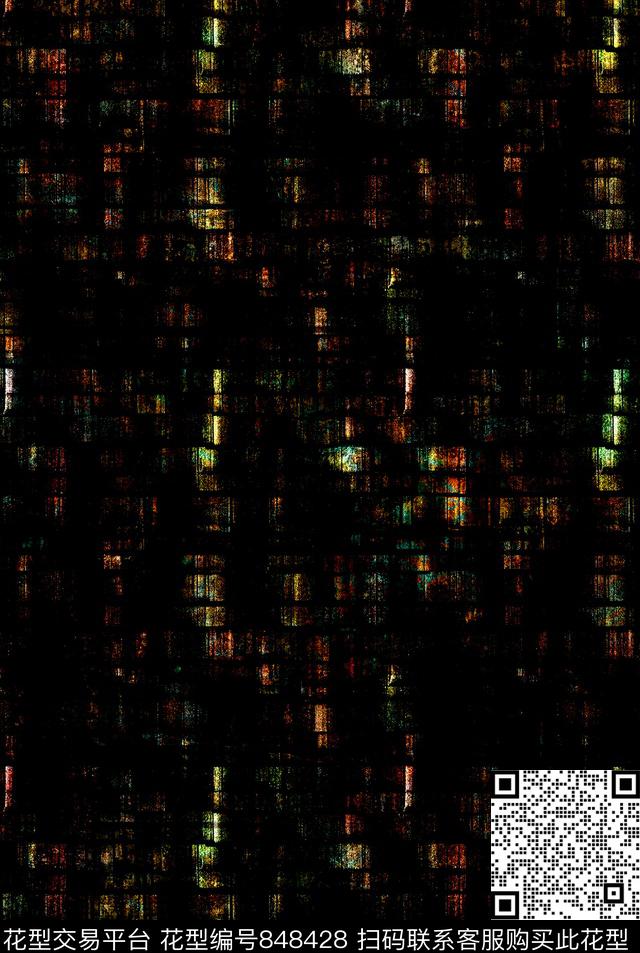 自然风景清新风抽象创意数码印花华亿平台下载（图片编号: 848428） - 瓦栏（Walan）