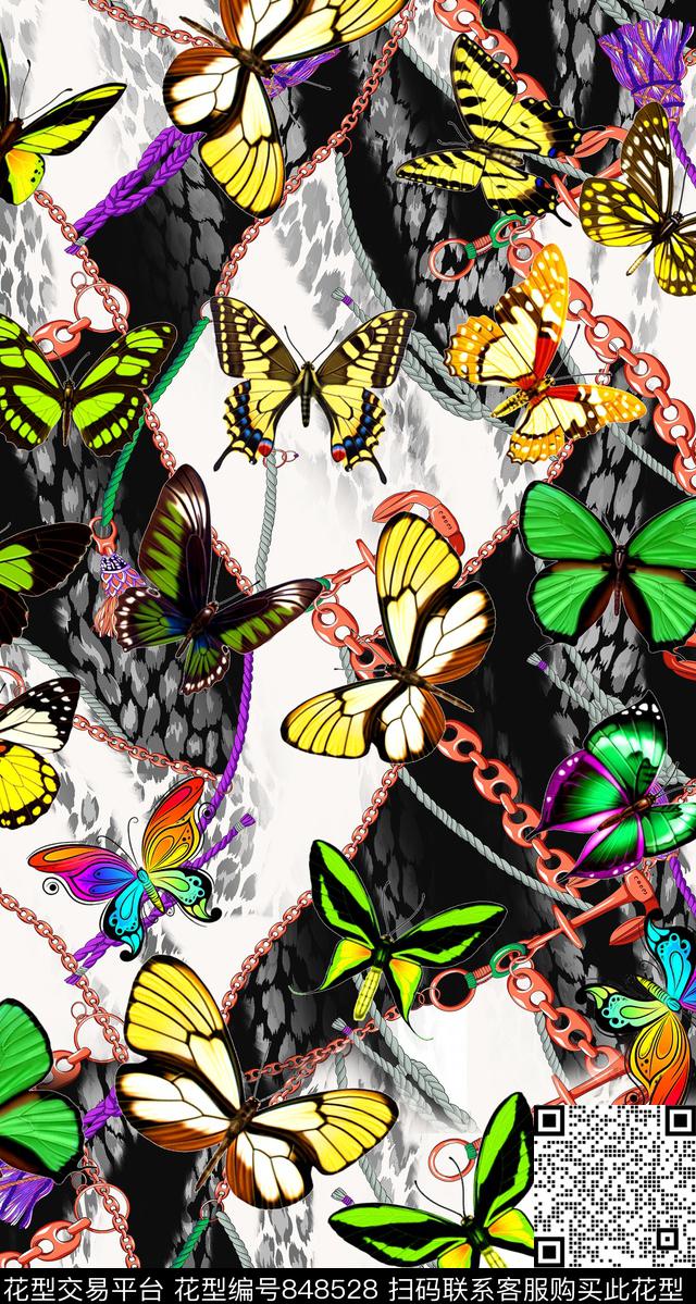 小方块几何昆虫数码印花华亿平台下载（图片编号: 848528） - 瓦栏（Walan）