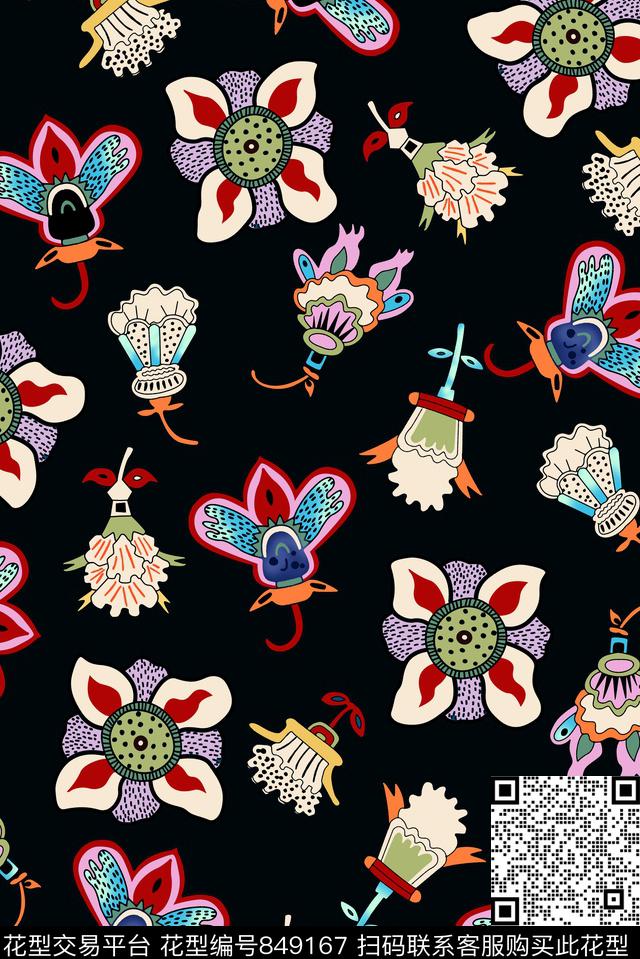 古典文艺平底纹传统华亿平台传统印花华亿平台下载（图片编号: 849167） - 瓦栏（Walan）