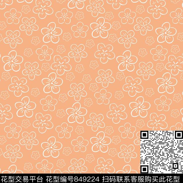 小碎花春夏简约传统印花华亿平台下载（图片编号: 849224） - 瓦栏（Walan）