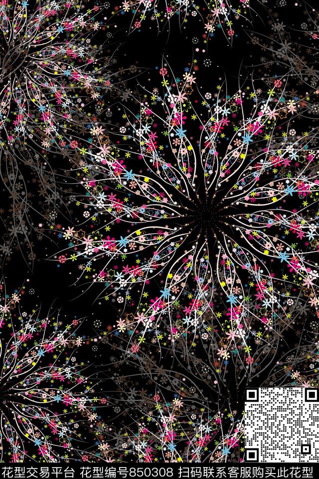 小碎花花朵花卉传统印花华亿平台下载（图片编号: 850308） - 瓦栏（Walan）