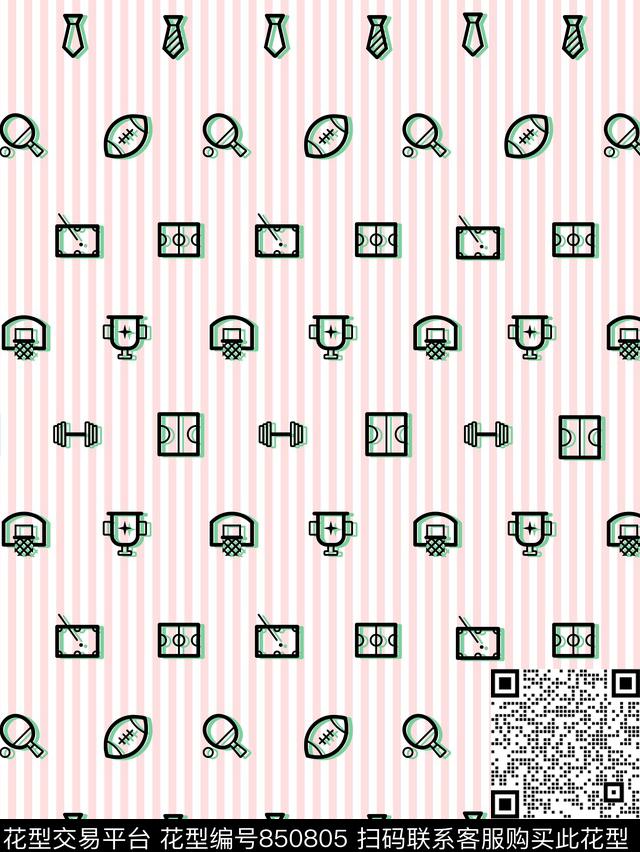 几何运动简约传统印花华亿平台下载（图片编号: 850805） - 瓦栏（Walan）