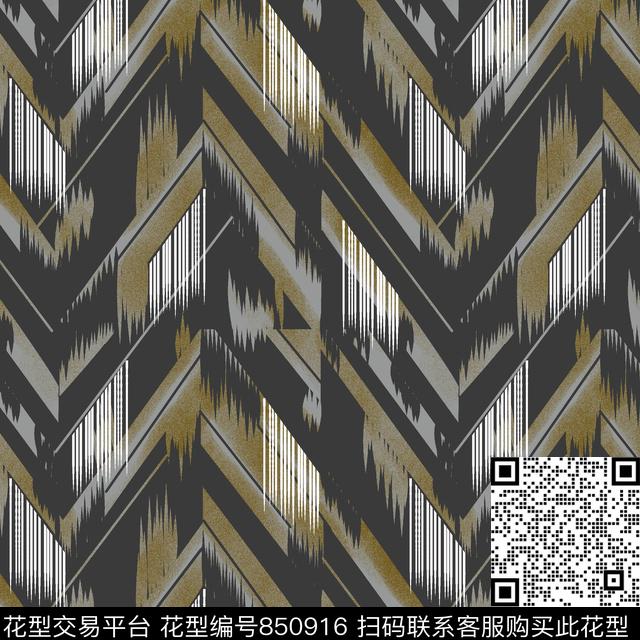 条子菱形条纹数码印花华亿平台下载（图片编号: 850916） - 瓦栏（Walan）