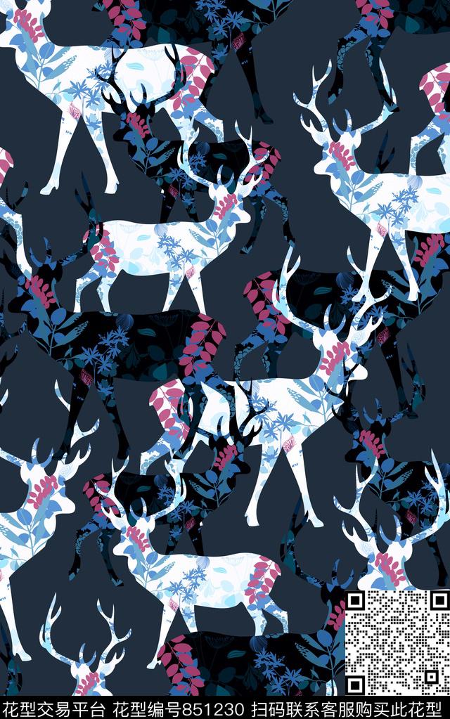 几何色块卡通传统印花华亿平台下载（图片编号: 851230） - 瓦栏（Walan）