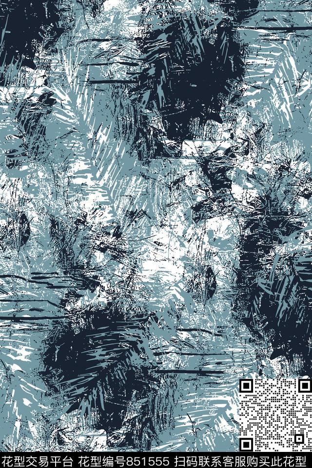 抽象纹理热带树叶肌理纹理传统印花华亿平台下载（图片编号: 851555） - 瓦栏（Walan）