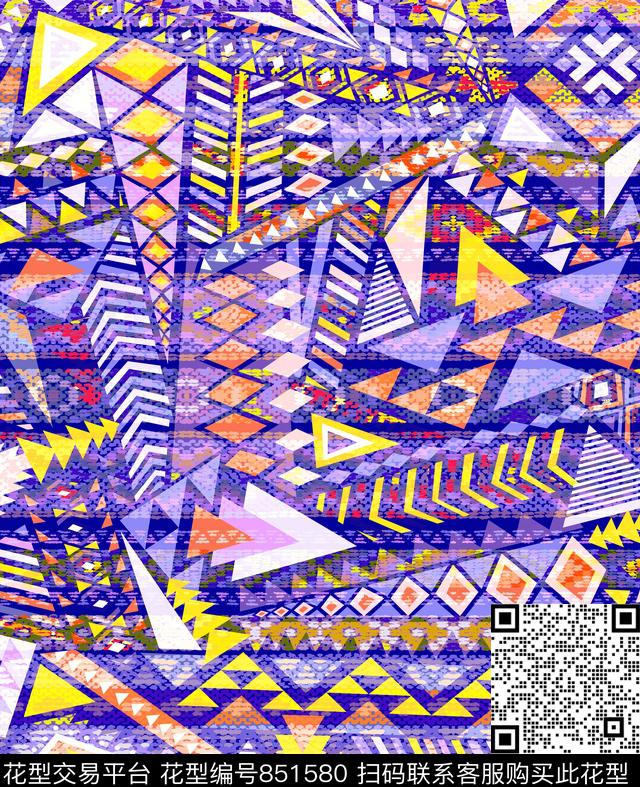 印第安中东土耳其风格传统印花华亿平台下载（图片编号: 851580） - 瓦栏（Walan）