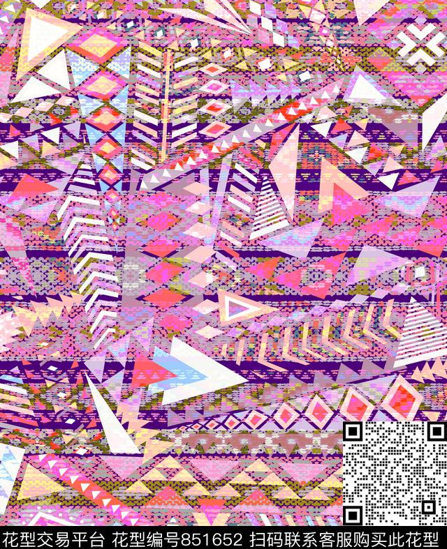 印第安中东土耳其风格传统印花华亿平台下载（图片编号: 851652） - 瓦栏（Walan）