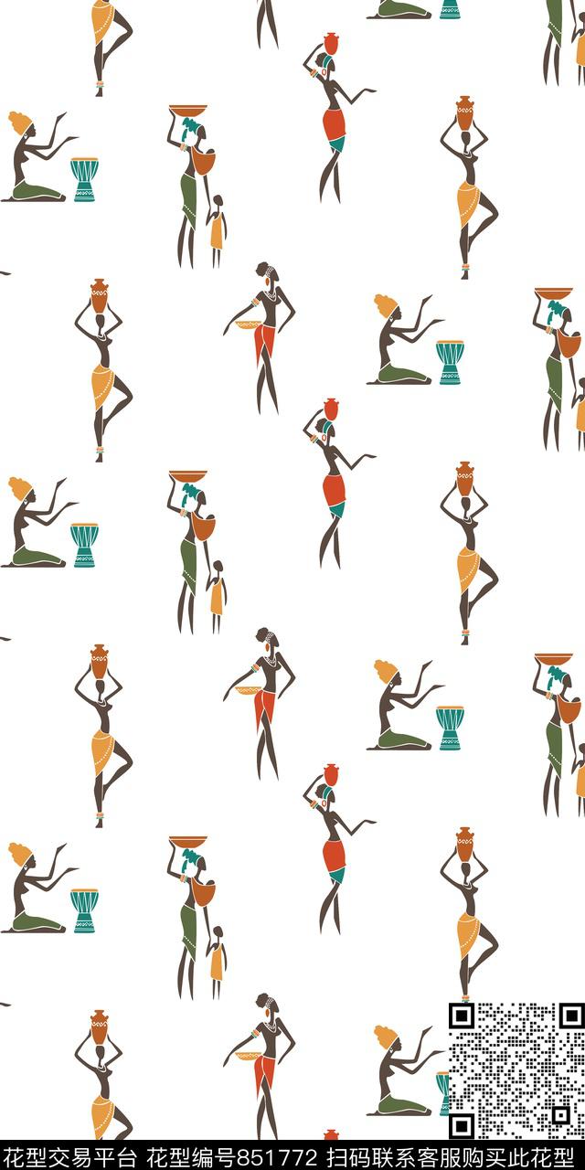 名族风部落印第安传统印花华亿平台下载（图片编号: 851772） - 瓦栏（Walan）