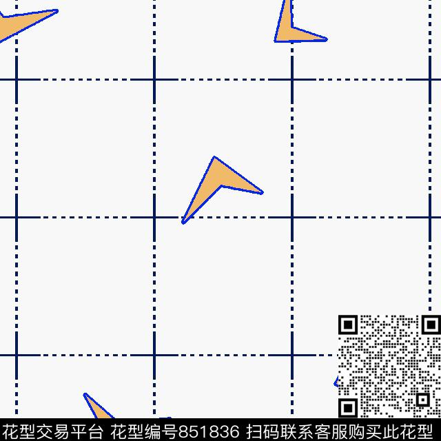 男装几何图格子箭头传统印花华亿平台下载（图片编号: 851836） - 瓦栏（Walan）