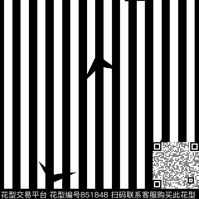 抽象时尚竖条不规则几何传统印花华亿平台下载（图片编号: 851848） - 瓦栏（Walan）