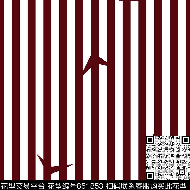 抽象时尚竖条不规则几何传统印花华亿平台下载（图片编号: 851853） - 瓦栏（Walan）