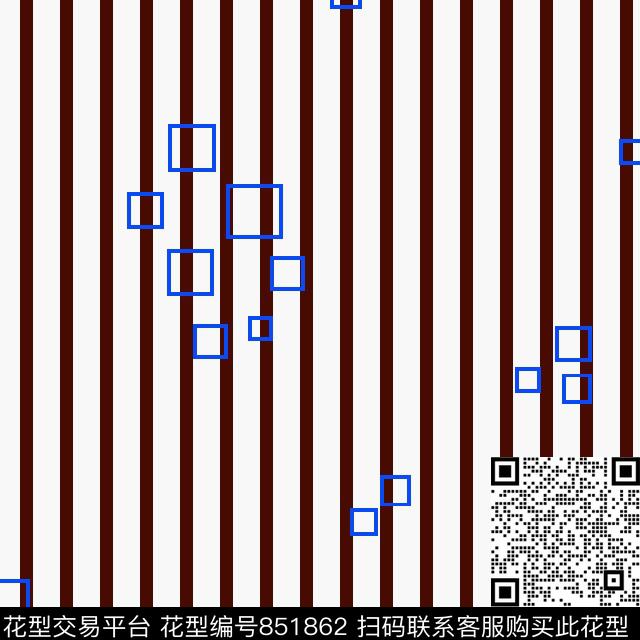 时尚竖条不规则几何抽象传统印花华亿平台下载（图片编号: 851862） - 瓦栏（Walan）