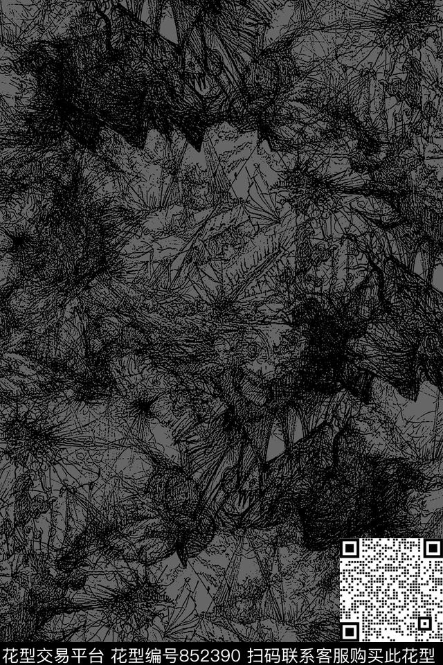 抽象纹理线条纹理男装夹克华亿平台传统印花华亿平台下载（图片编号: 852390） - 瓦栏（Walan）