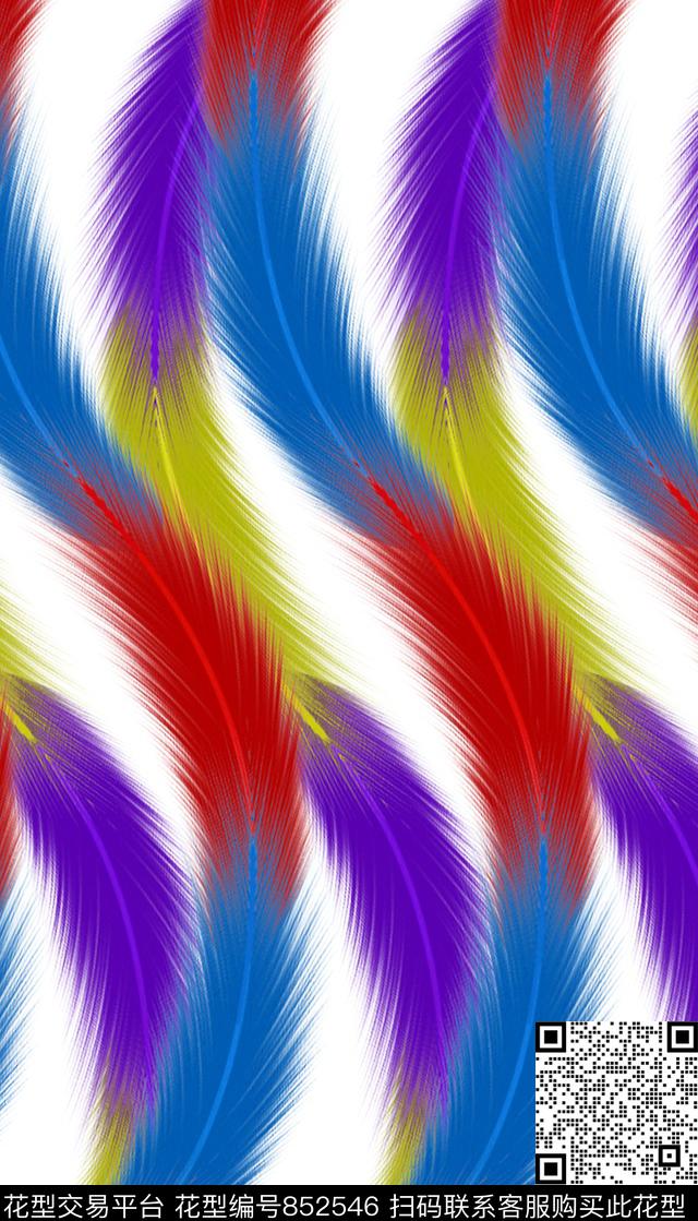 曲线翅膀动物纹传统印花华亿平台下载（图片编号: 852546） - 瓦栏（Walan）